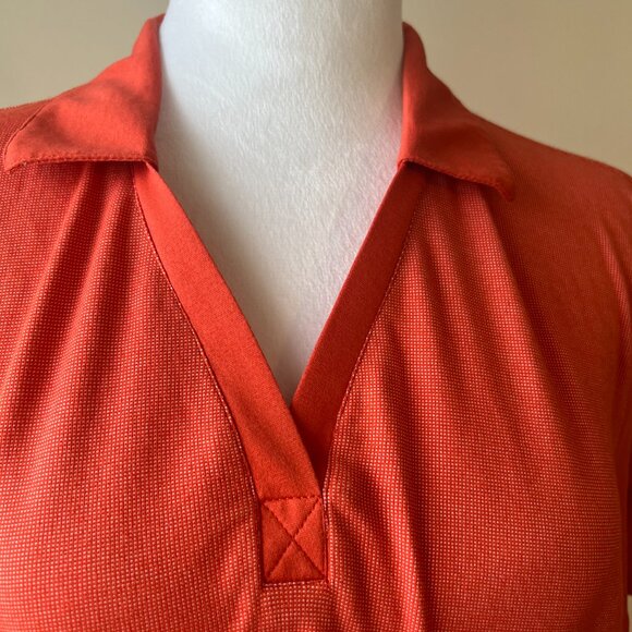 Cutter & Buck XL DryTec Orange Polo - Moisture Wicking Golf/Sports Shirt Sz XL - Picture 2 of 9